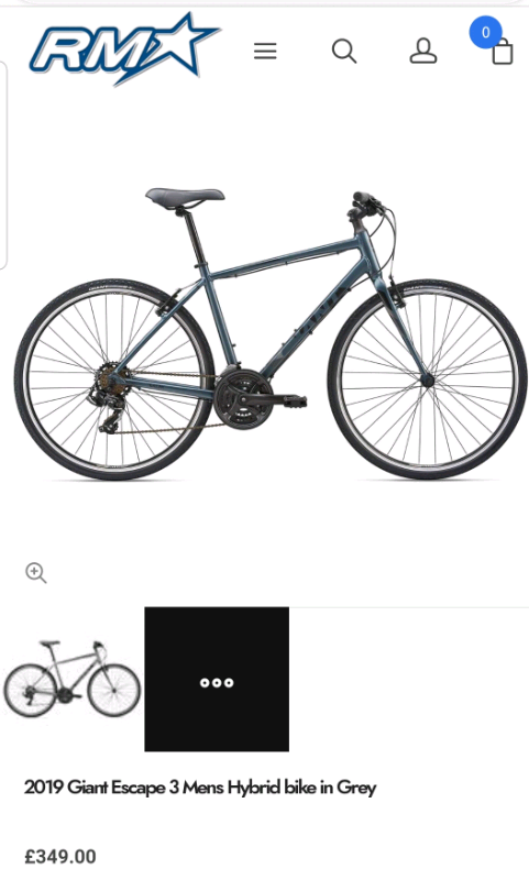 Giant mens s hybrid bike escape 3 new 